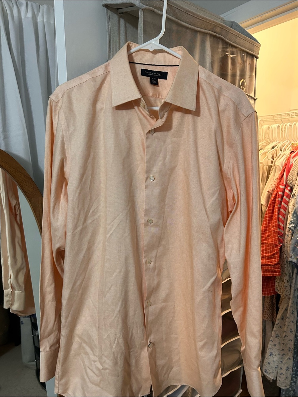 Banana Republic Classic Peach Dress Shirt